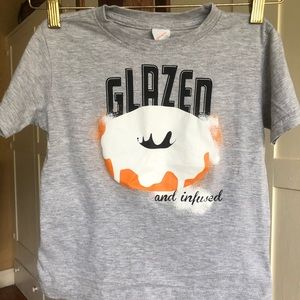Glazed and Infused Doughnut Graphic Tee Size 4